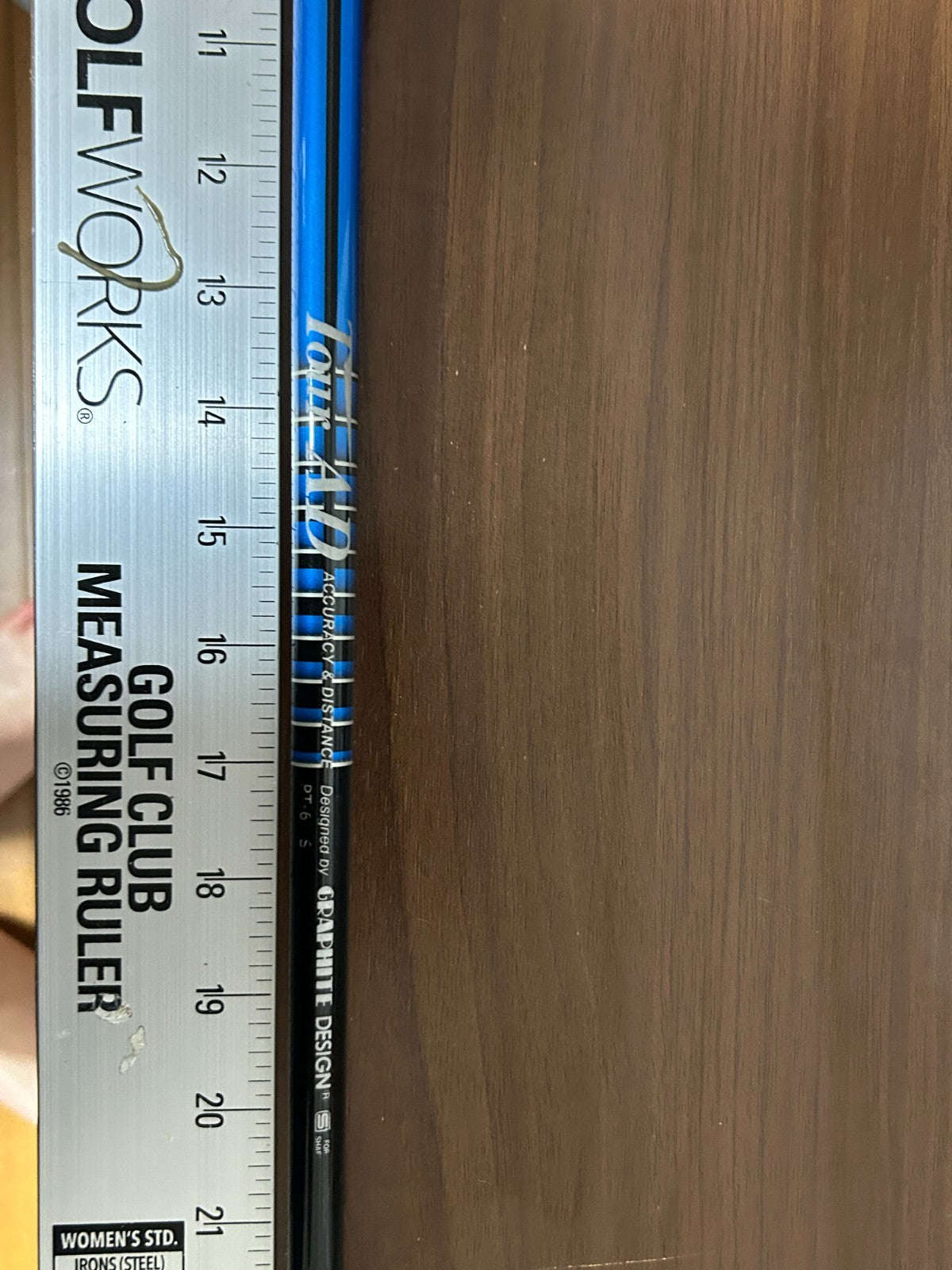 Graphite Design TOUR AD PT 6 Stiff Driver Shaft 43.25 in TaylorMade adapter 232821