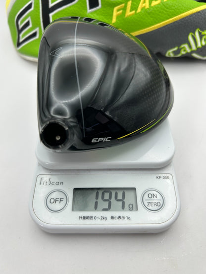 Callaway EPIC FLASH SUBZERO 9.0 driver head only Right-Handed from Japan 242923