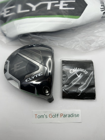 Callawau ELYTE X 10.5 Driver Head Only With Head Cover Right Handed New0
