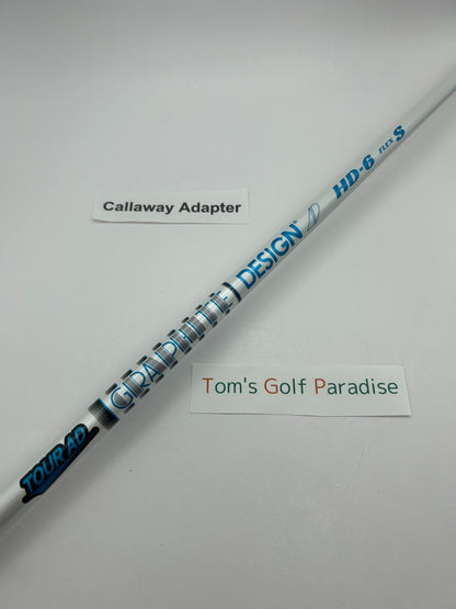 Graphite Design TOUR AD HD 6 Stiff Driver Shaft 44.125 in Callaway Adapter *17490