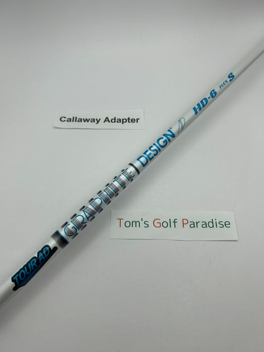 Graphite Design TOUR AD HD 6 Stiff Driver Shaft 44.125 in Callaway Adapter *17490