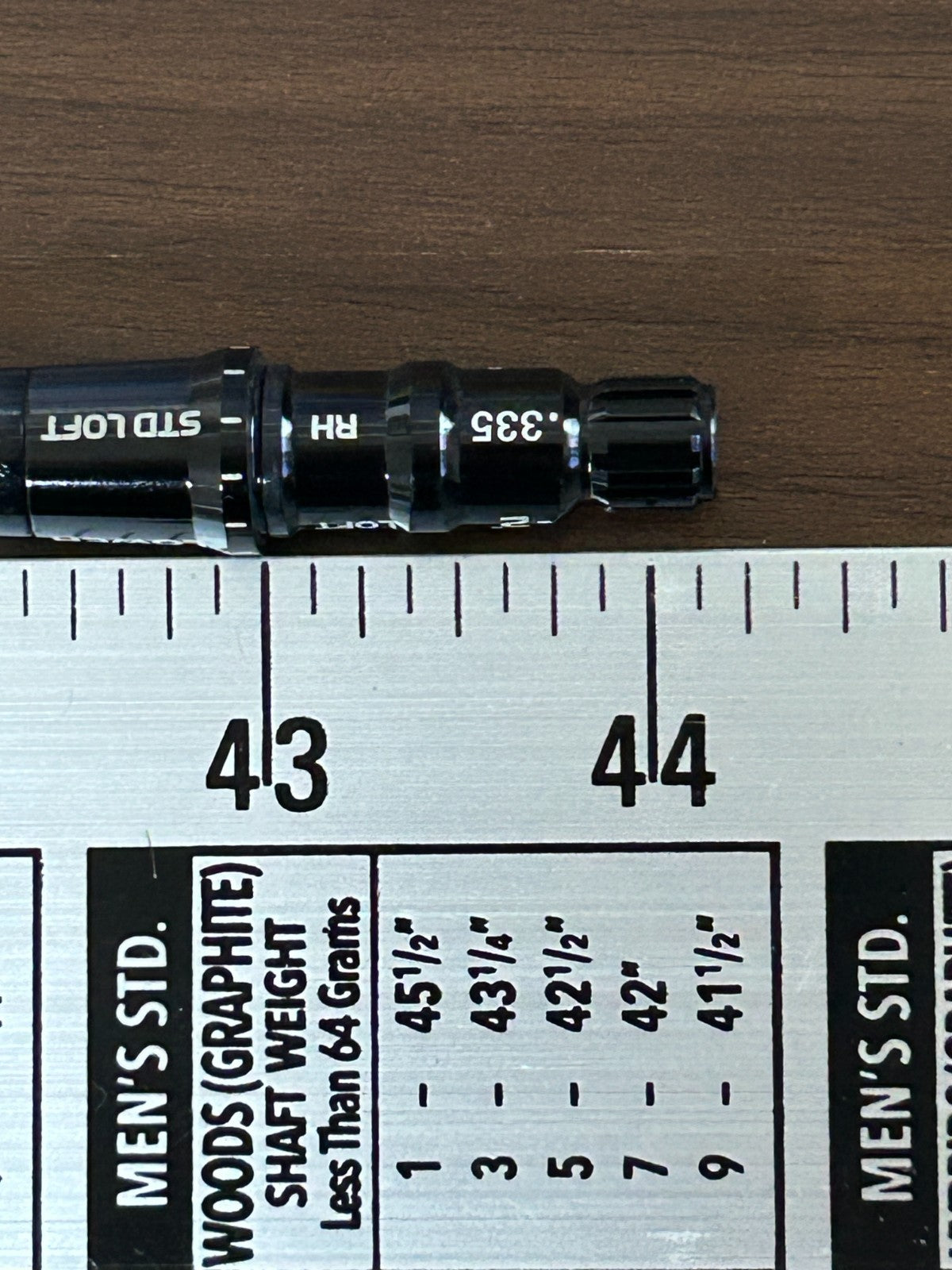 Graphite Design TOUR AD CQ 6 S Driver Shaft 44.125 in TaylorMade adapter *233421