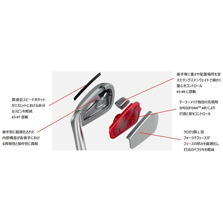 TaylorMade P770 Iron Set 5pcs 6 PW Dynamic Gold MID 115 Steel Shaft S200 New6