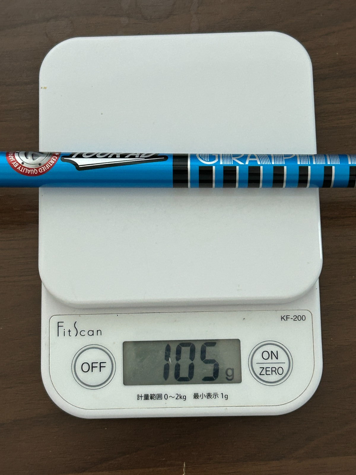 Graphite Design TOUR AD UB 6 S Fairway Wood Shaft 40.75 in No Adapter *236723