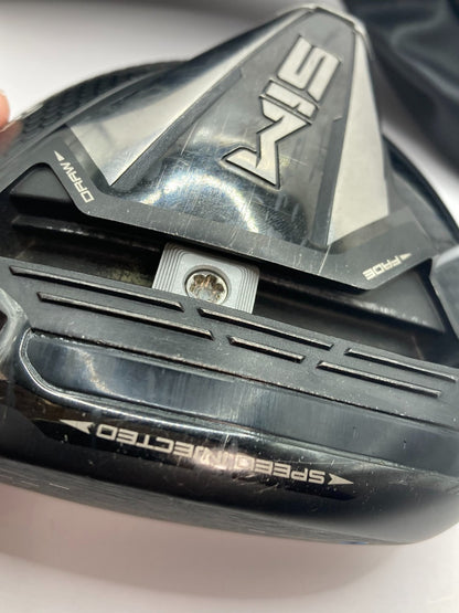 TaylorMade SIM 9.0 driver head only with head cover right handed from japan 406922