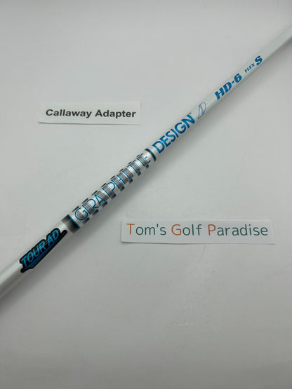 Graphite Design TOUR AD HD 6 Stiff Driver Shaft 44.125 in Callaway Adapter *23740