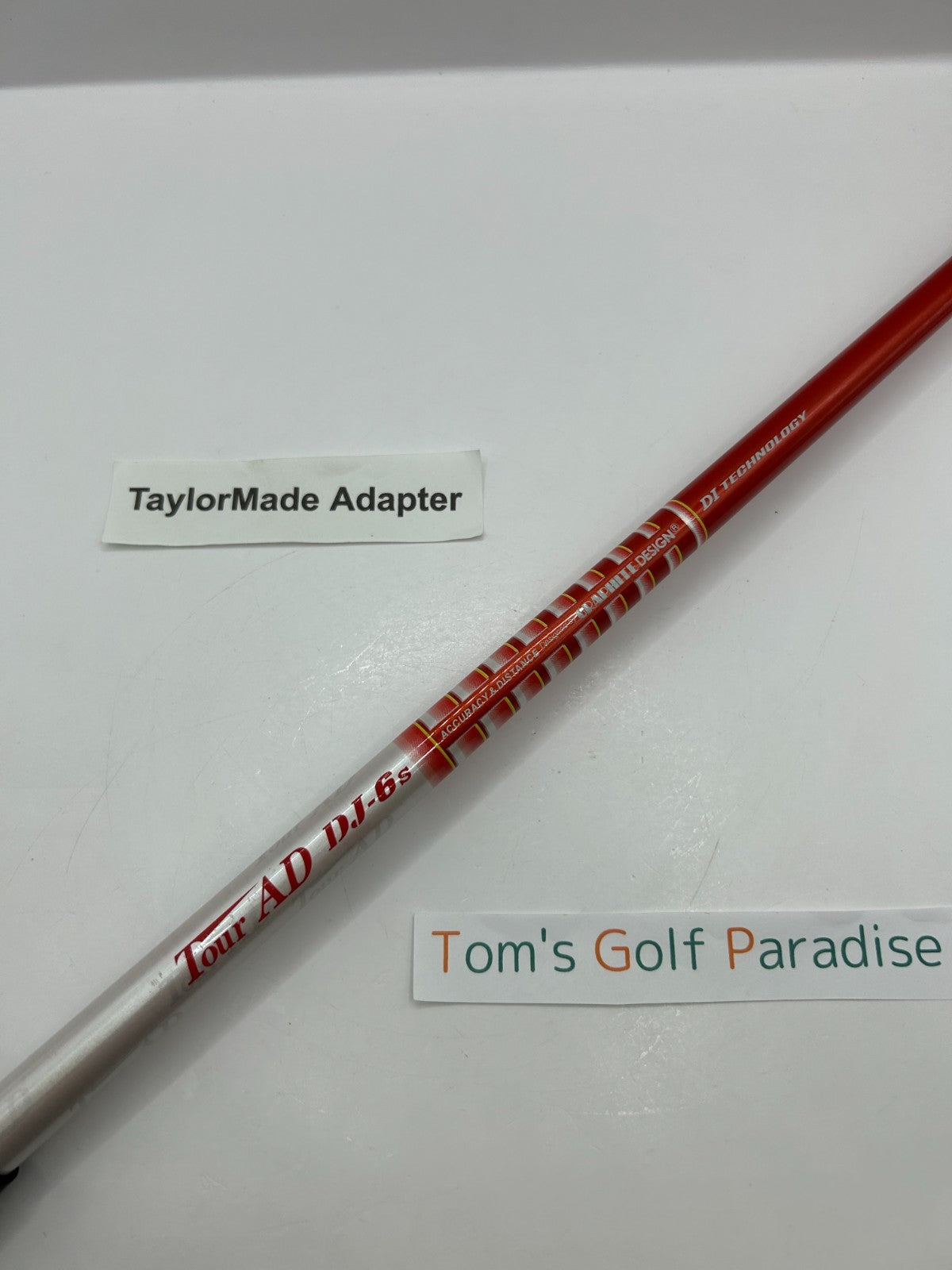 Graphite Design TOUR AD DJ-6 Stiff Driver Shaft 43.5 in TaylorMade adapter *26740