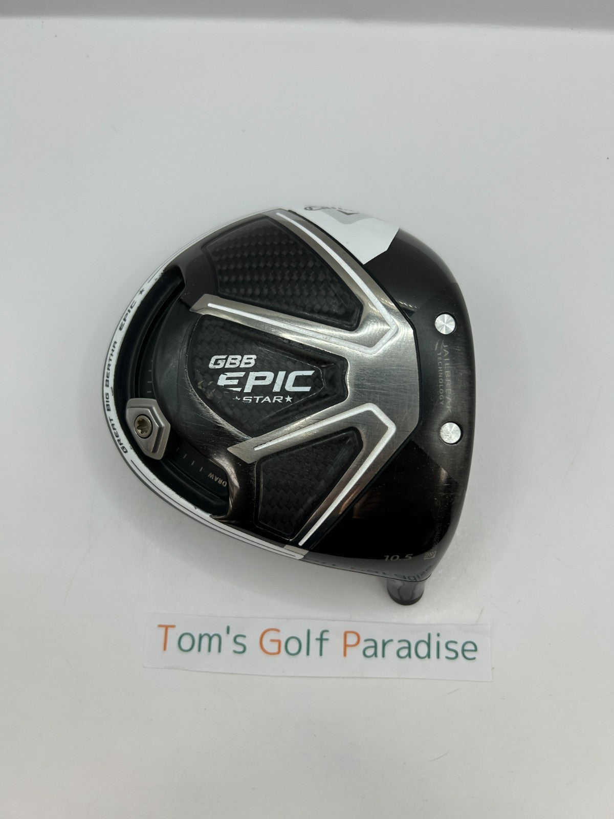Callaway GBB EPIC STAR 10.5 Black driver head only Right Handed from Japan 39650
