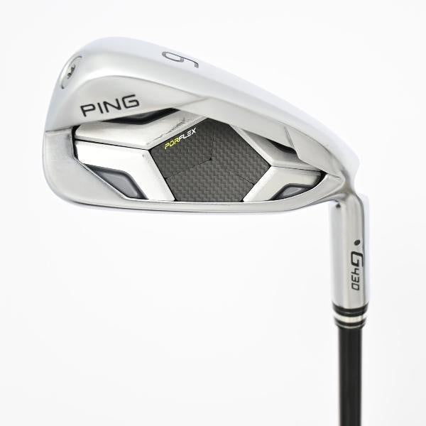 PING G430 Iron Set 6 PW 45° 6 Clubs ALTA J CB BLACK S RH Used0