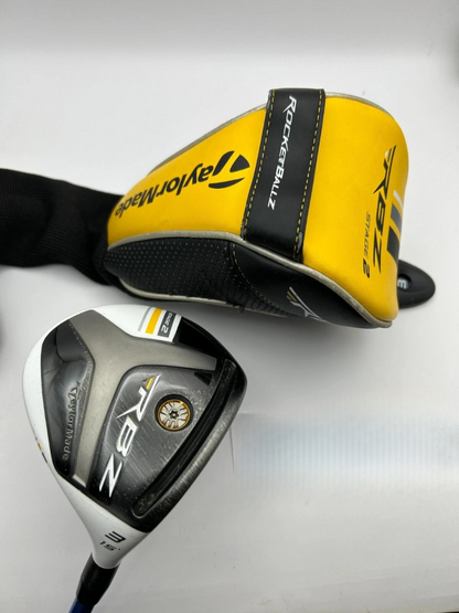 TaylorMade RBZ Stage 2 3W 15 Fairway wood Speeder NX 50 Stiff RH Head Cover 9380