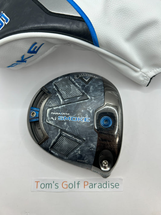 Callaway AI Smoke MAX 10.5 Driver Head Only RH With Head cover 39140
