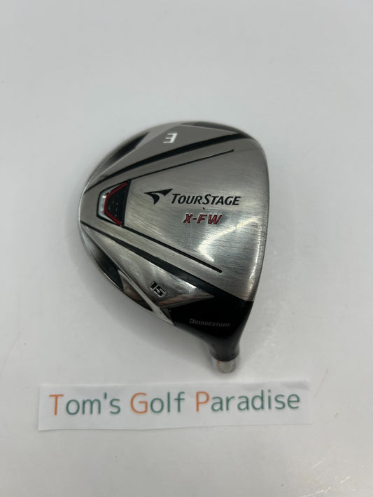Bridgestone TourStage X-FW 3W 15° Fairway Wood Head Only Right-Handed 36340