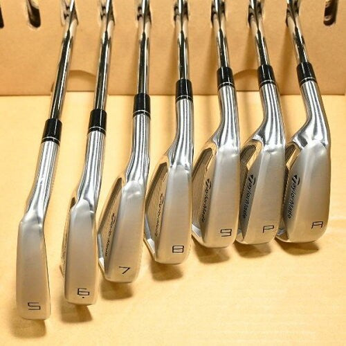 TaylorMade P770 2017 Iron Set 5 AW 7 Clubs KBS TOUR FLT R LH Used6