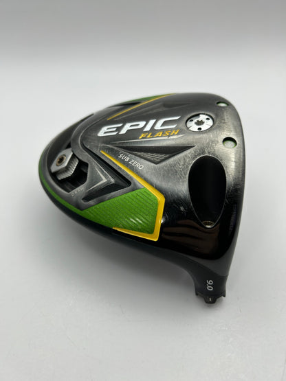 Callaway EPIC Flash subzero 9.0 driver head only Right Handed from Japan 30811
