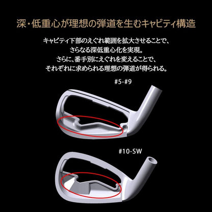 HONMA BERES 08 AIZU Iron Set 9pcs #5-11 AW SW ARMRQ MX 2Star R Flex RH9