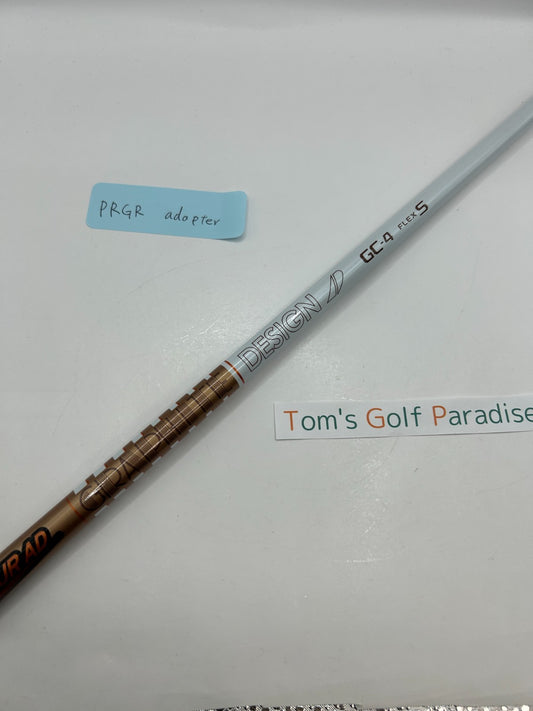 Graphite Design TOUR AD GC 4 Stiff Driver Shaft 44 in PRGR adapter *24460