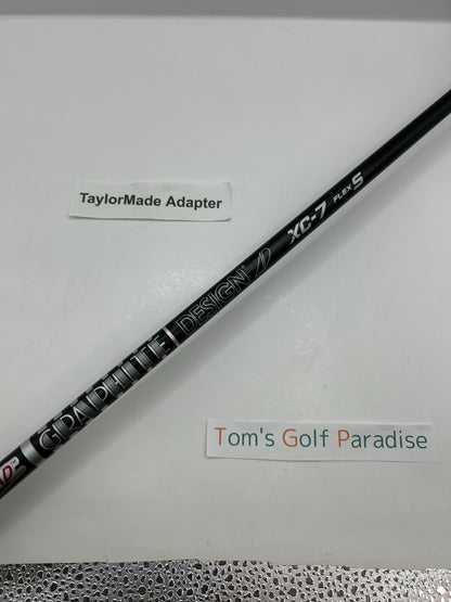 Graphite Design TOUR AD XC-7 Stiff Driver Shaft TaylorMade Adapter *26590