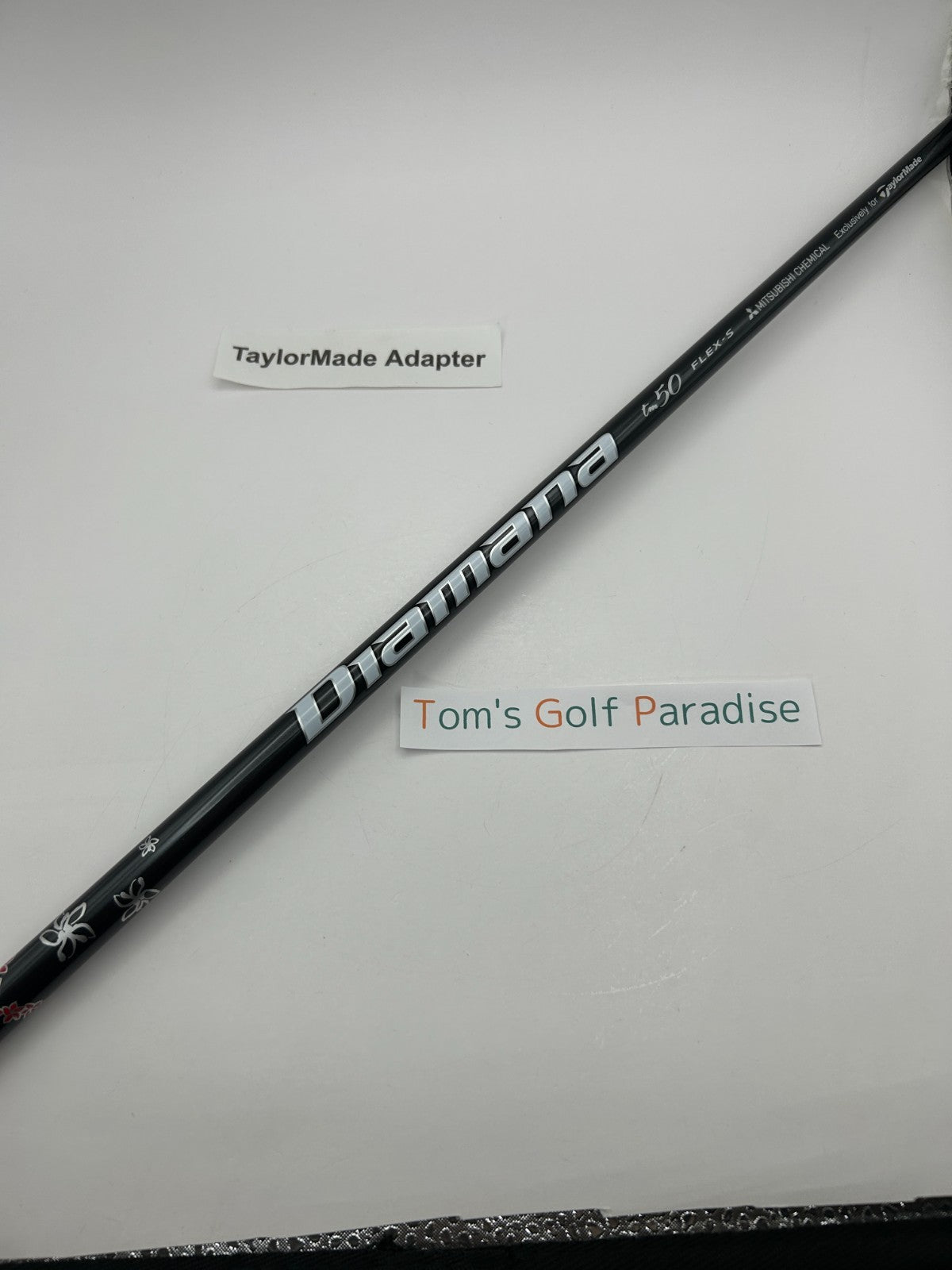 Mitsubishi Diamana TM50 Stiff Driver Shaft 44.675 in TaylorMade Adapter *23530
