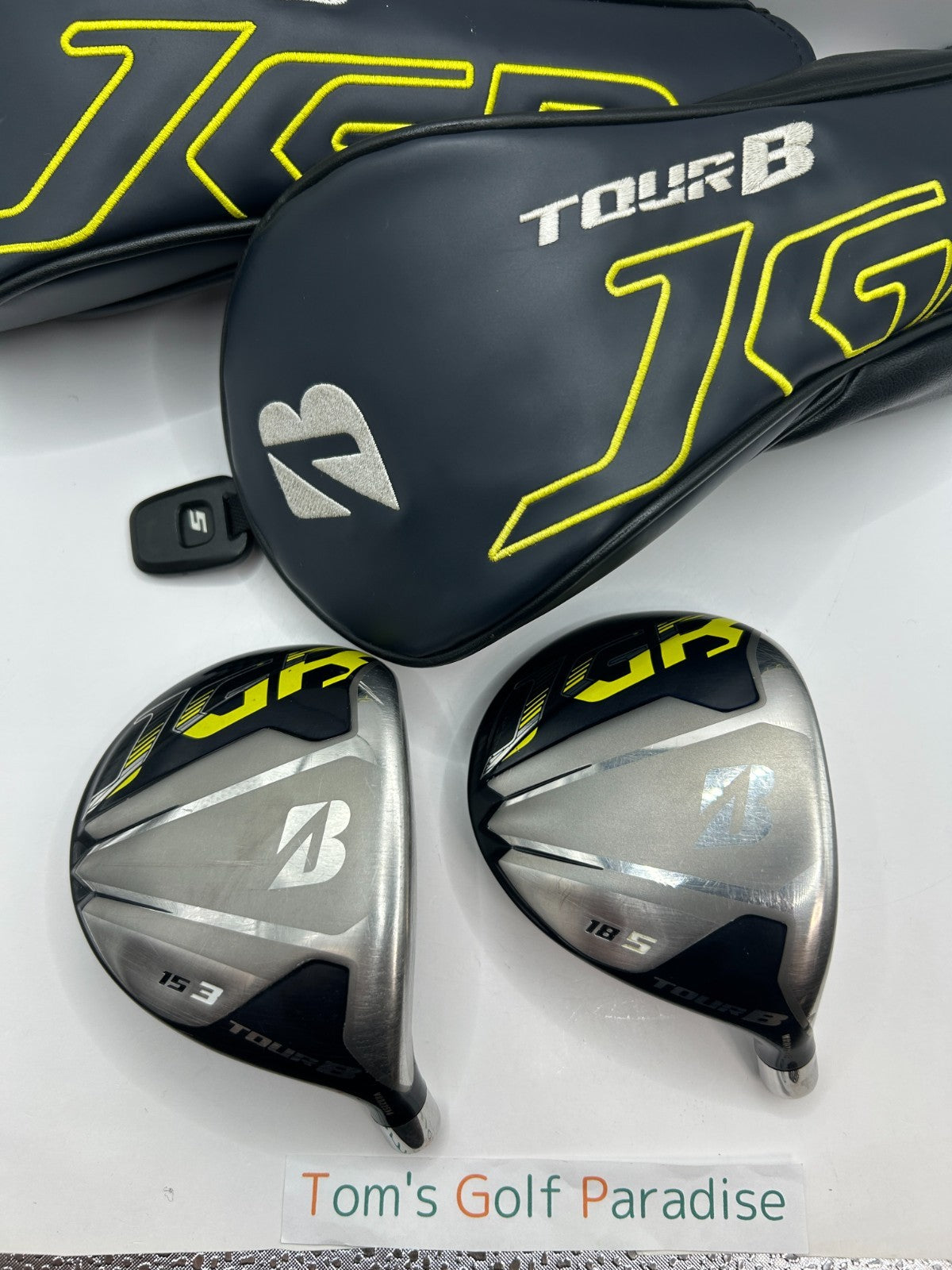 Bridgestone TOUR B JGR 3W 5W Fairway Wood Heads Only Set Right Handed 38380