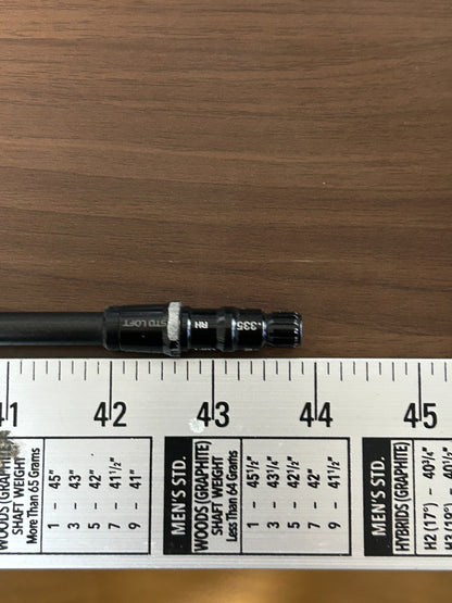 Graphite Design TOUR AD IZ 6 Stiff Driver Shaft 43.875in TaylorMade Adapter 201019