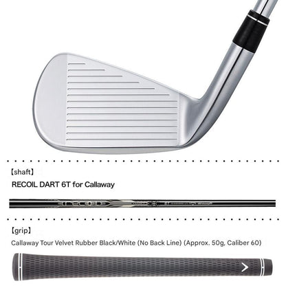 Callaway X Forged MAX Star Iron 2025 5 piece set #6 PW RECOIL DART 6T for CW UNI2