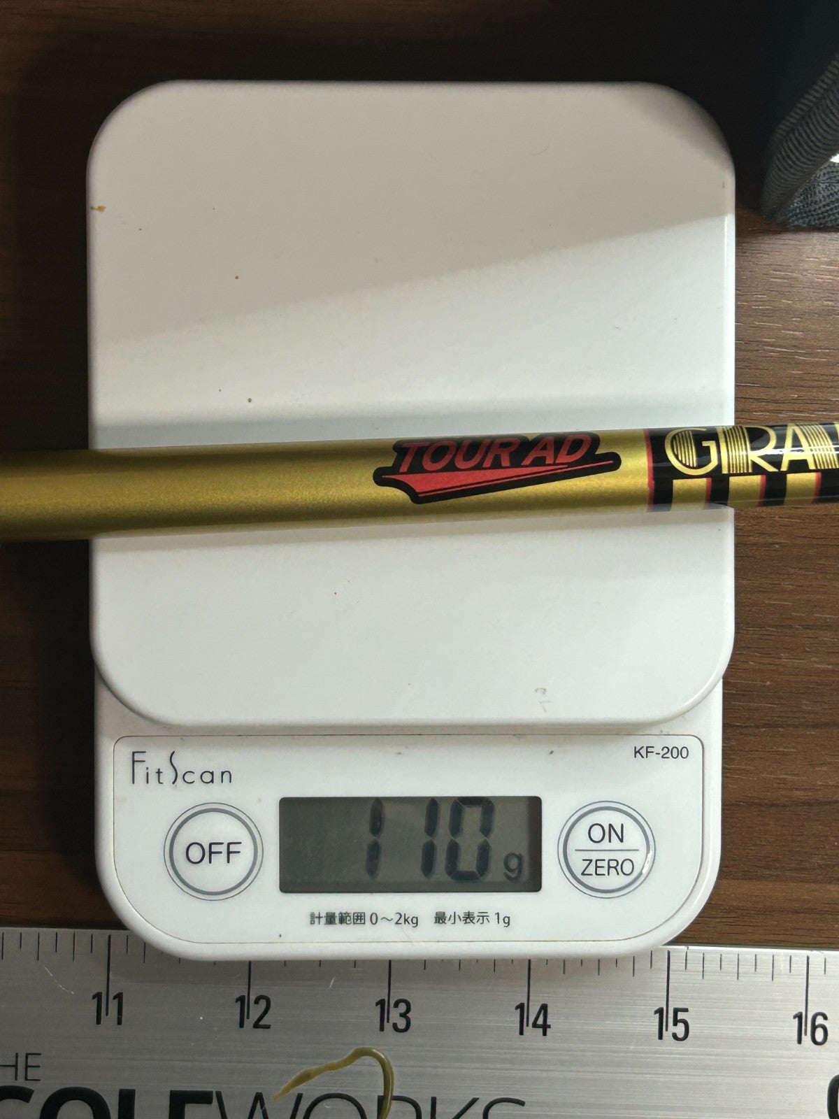 Graphite Design TOUR AD CQ 6 X Fairway Wood Shaft 42.125in No adapter *311323