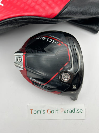 Taylormade Stealth2 9.0 driver head only with head cover Right Handed 25580