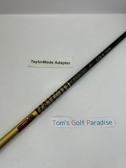 Graphite Design TOUR AD CQ 4 S Driver Shaft 44.25 in TaylorMade Adapter *32490