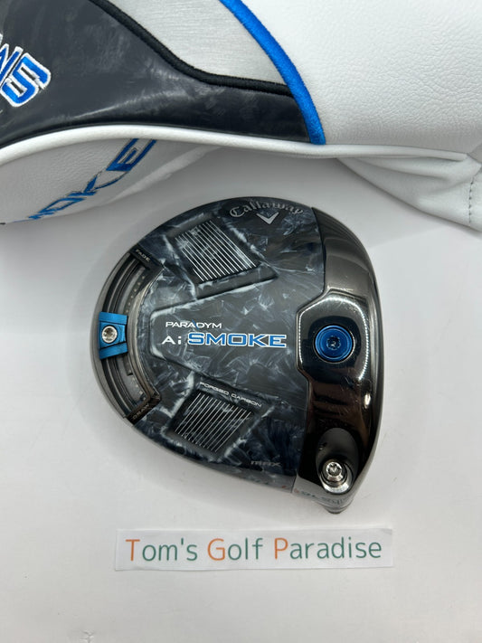 Callaway AI Smoke MAX 9.0 Driver Head Only RH With Head cover 39190