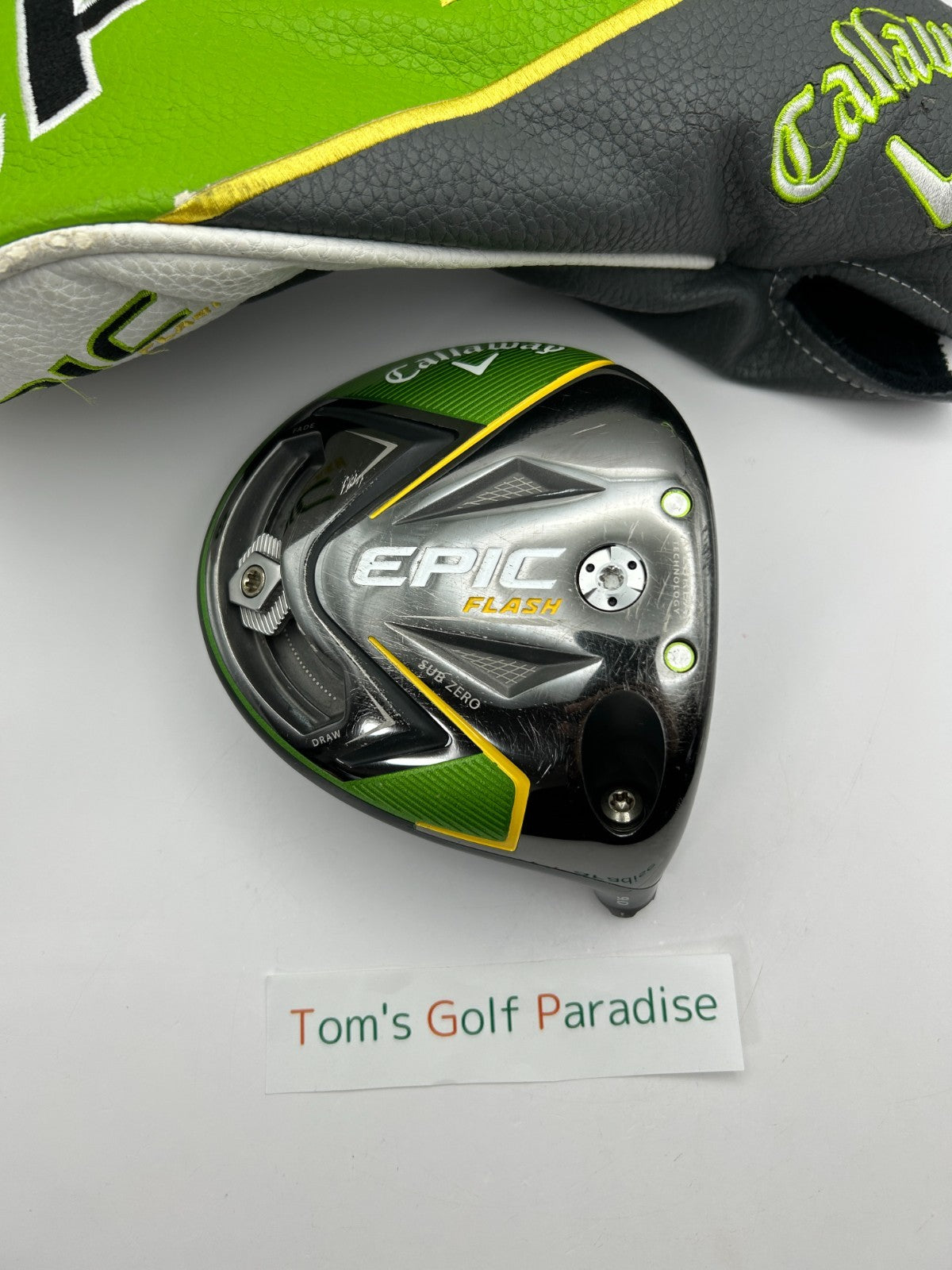 Callaway EPIC FLASH SUBZERO 9.0 driver head only Right-Handed from Japan 24290