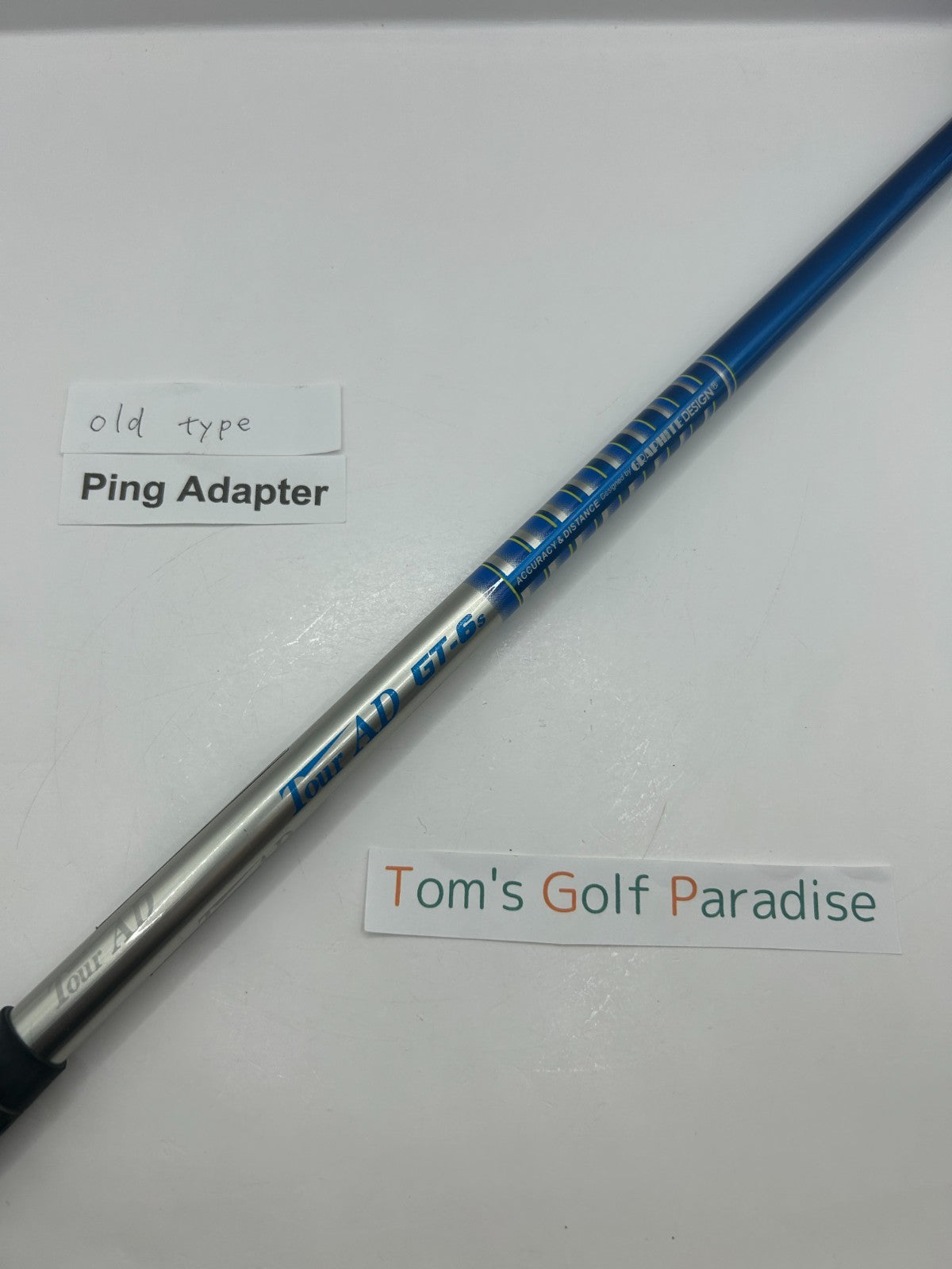 Graphite Design TOUR AD GT-6 Stiff Driver Shaft 44.5 in Ping G400 adapter *26390