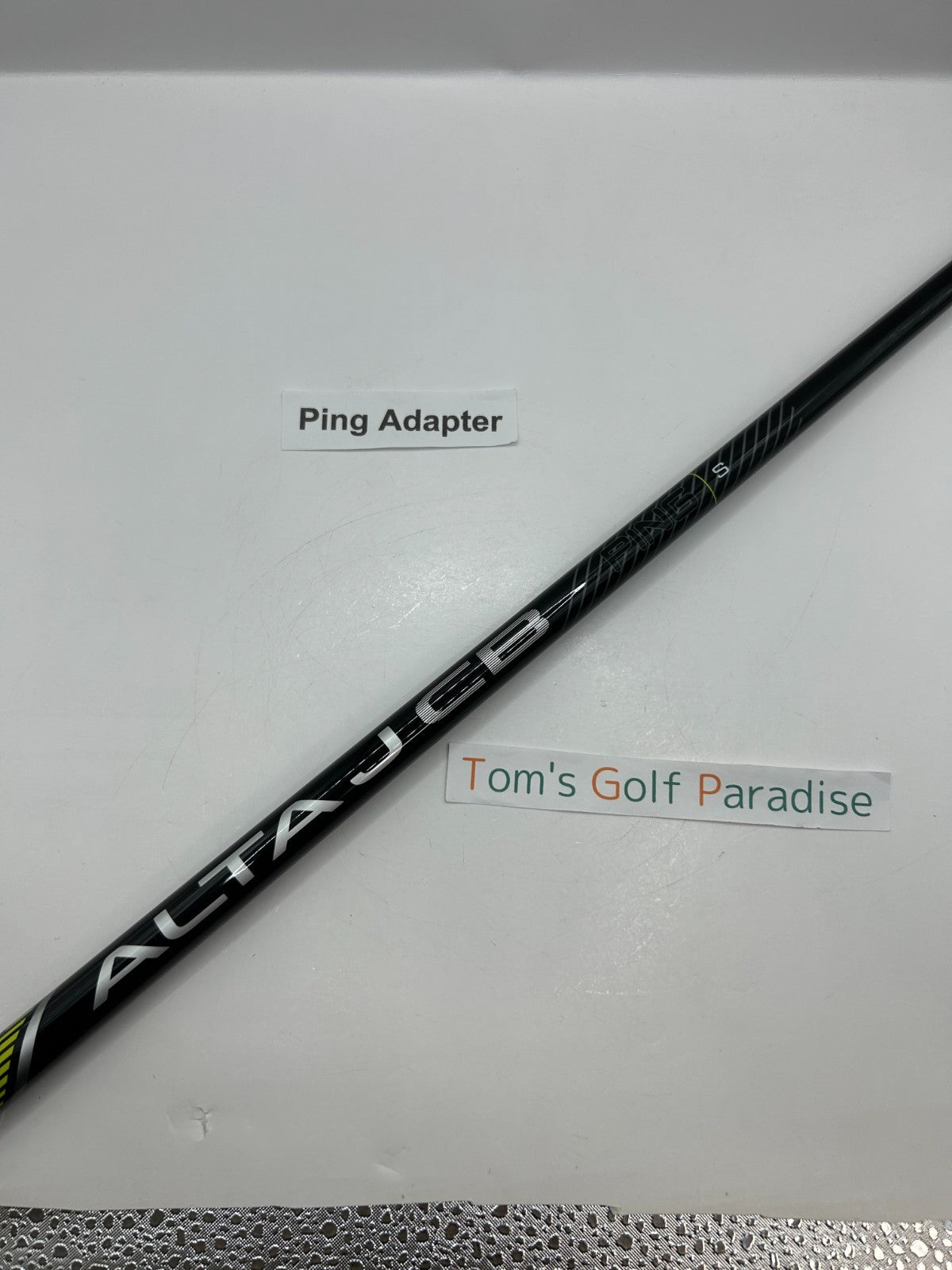 PING ALTA J CB BLACK Stiff Driver Shaft 44.5 in Ping Adapter *30500
