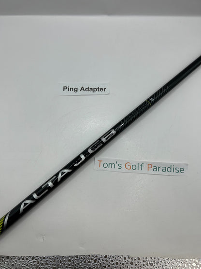 PING ALTA J CB BLACK Stiff Driver Shaft 44.5 in Ping Adapter *30500