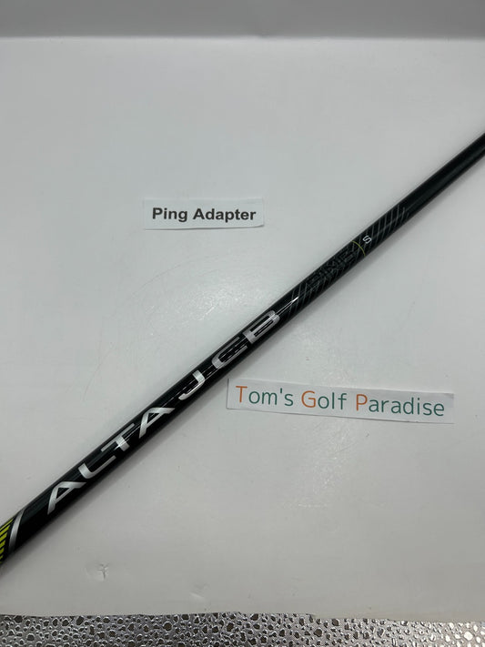PING ALTA J CB BLACK Stiff Driver Shaft 44.5 in Ping Adapter *30500