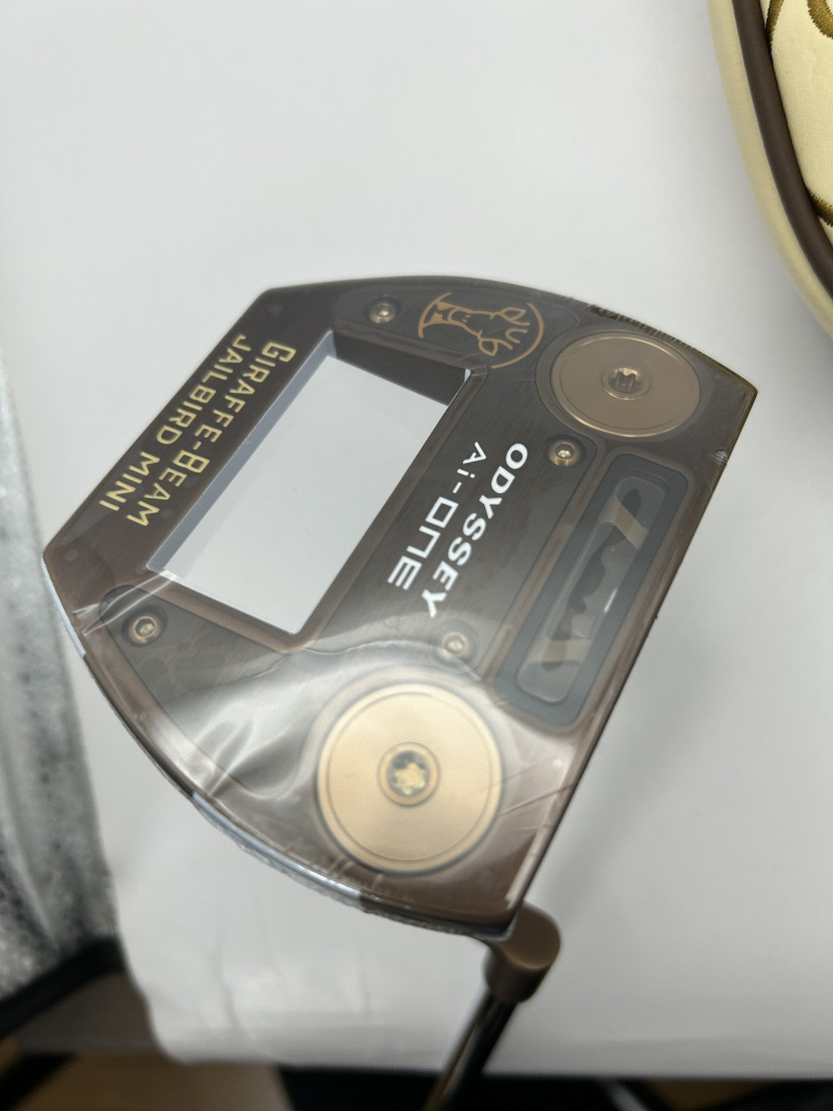 Odyssey Ai ONE GIRAFFE BEAM JAILBIRD MINI Putter 34 in STROKE LAB 90 NEW2