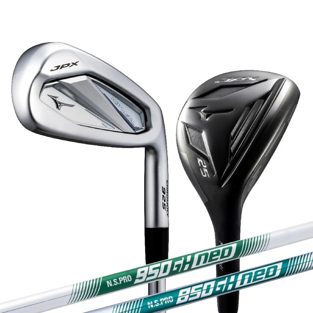 MIZUNO JPX 925 HOT METAL / FLI-HI Combo Iron Set 5pc (5U-PW) Flex S