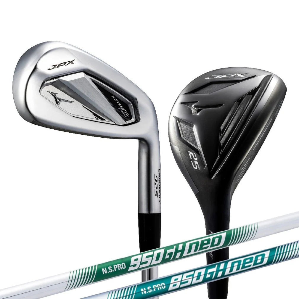 MIZUNO JPX 925 HOT METAL PRO / FLI-HI Combo Iron Set 5pc (5U-PW) Flex S