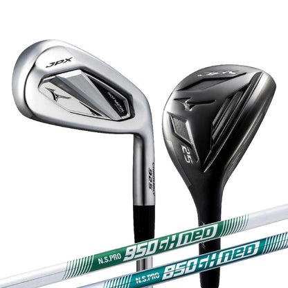 MIZUNO JPX 925 HOT METAL PRO / FLI-HI Combo Iron Set 5pc (5U-PW) Flex S