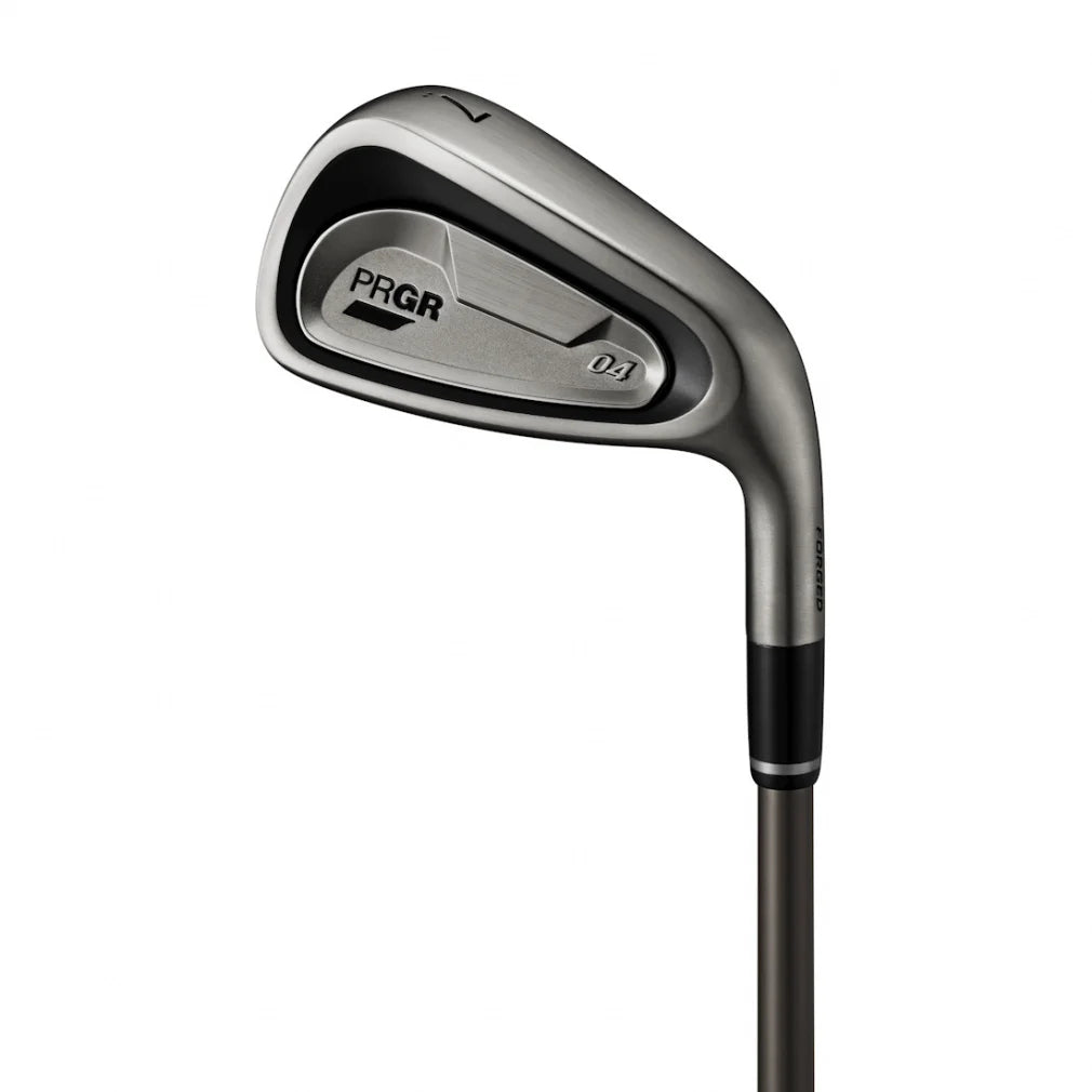 PRGR 04 Limited Black Edition Iron Set 5pc (7-AW) SPEC STEEL III ver.2 Luxury Black Flex M40