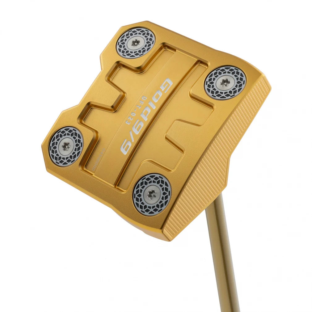 kasco Gold 9/9 DELTA-FACE Turtle Antique Gold Putter 34"