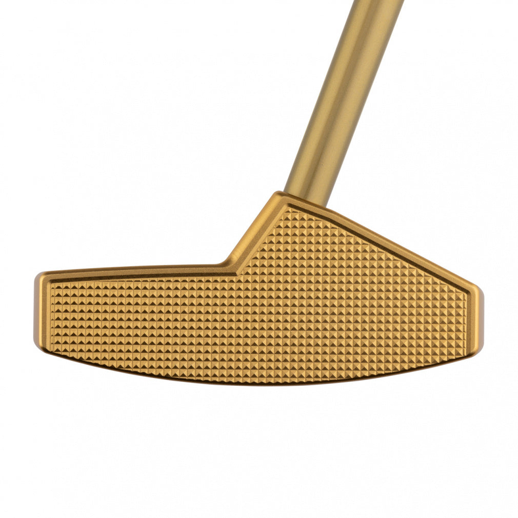 kasco Gold 9/9 DELTA-FACE Turtle Antique Gold Putter 34"