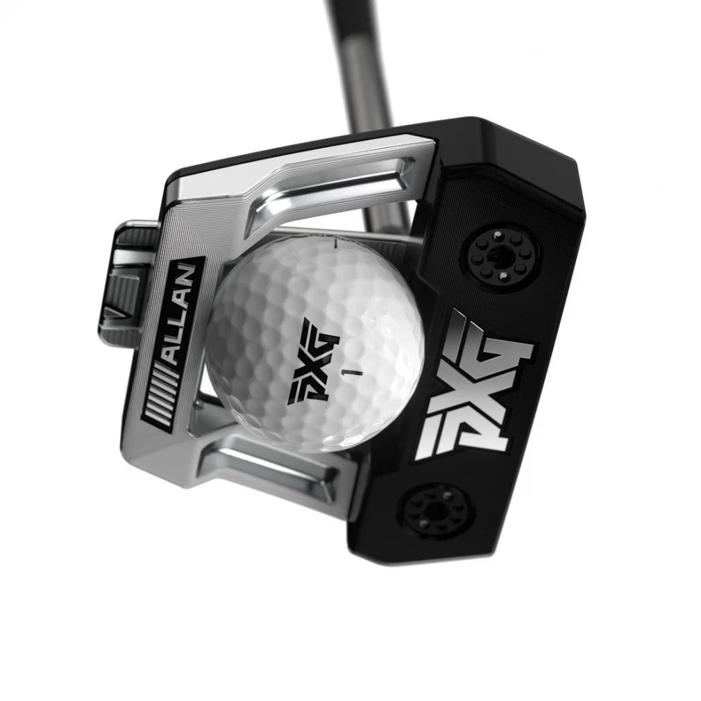 PXG Allan Zero Torque Double Black Putter 2024 Straight Putter Shaft Chrome 34"