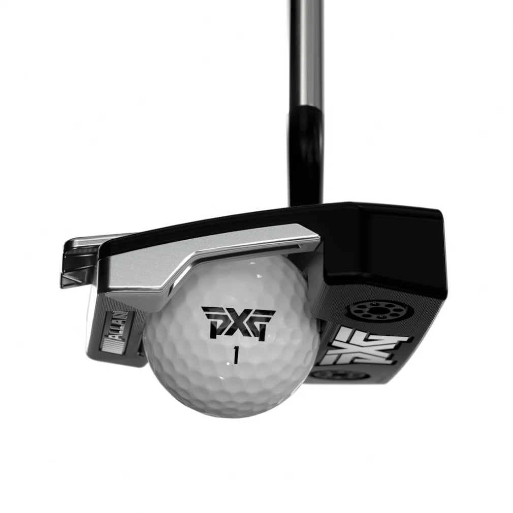 PXG Allan Zero Torque Double Black Putter 2024 Straight Putter Shaft Chrome 34"