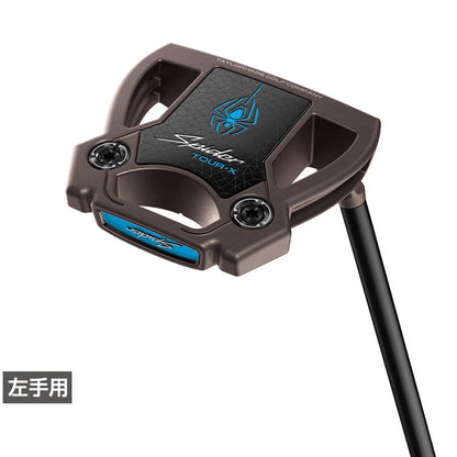TaylorMade Spider TOUR X TCD TruP SS Putter KBS CT Putter 120 Stepless Black Left-Handed 34"