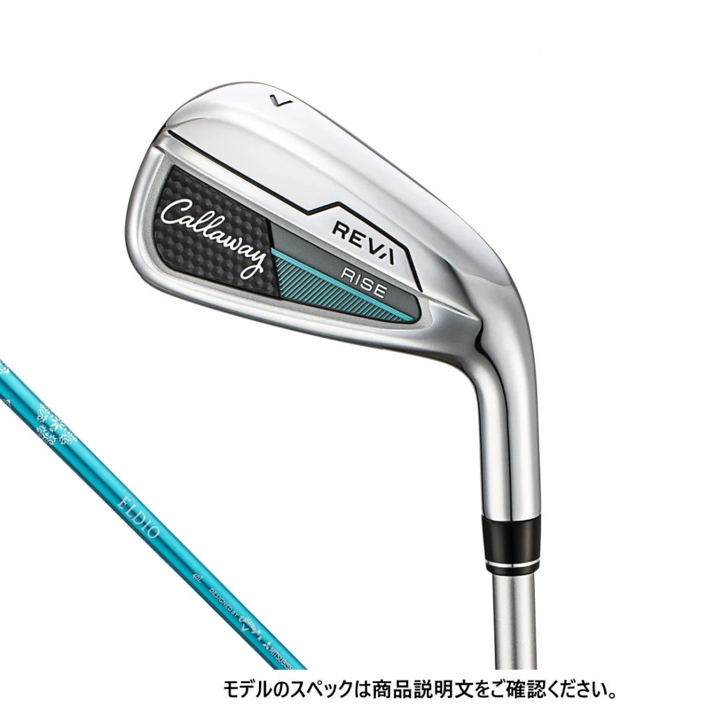 Callaway REVA RISE Women's Iron Set 4pc (7-PW) ELDIO 40 for Callaway LDY Flex L