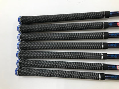 TaylorMade Qi Iron Set 7pc (6-SW) Diamana BLUE TM60 Flex S (Pre-owned)