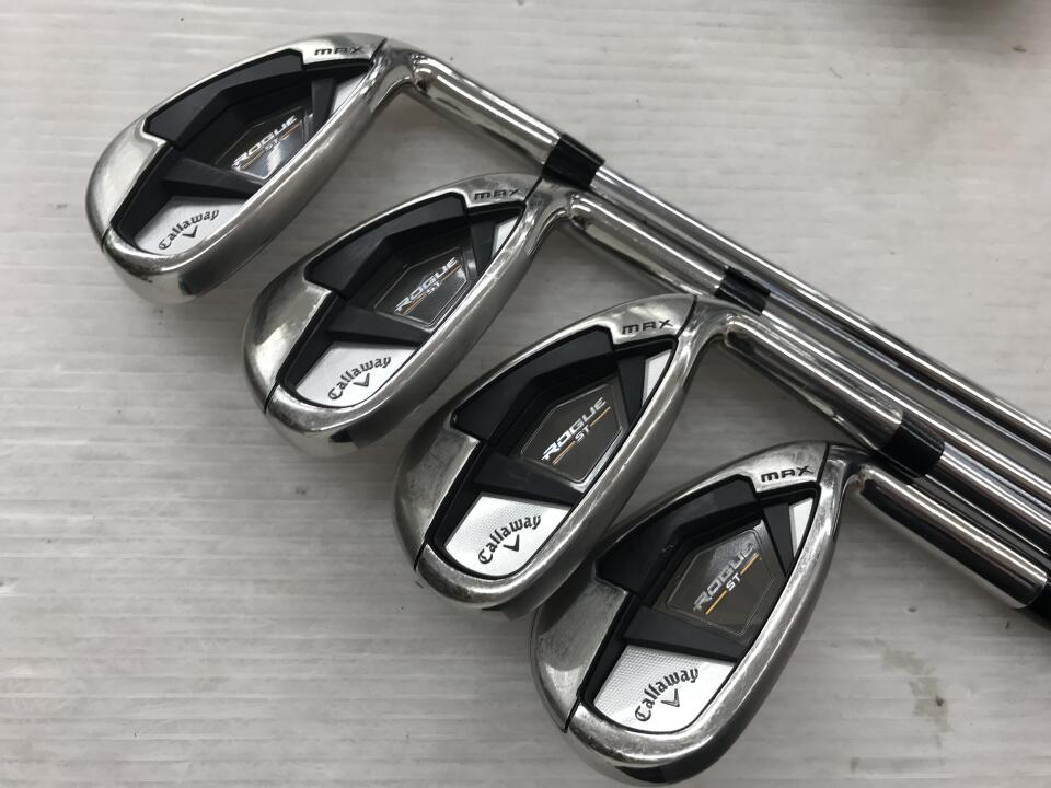 Callaway ROGUE ST MAX Iron Set 8pc (5-SW) Dynamic Gold 95 Flex S200 (Pre-owned)