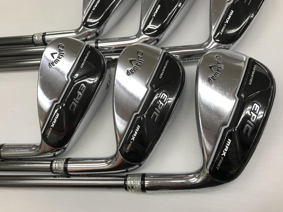 Callaway EPIC MAX FAST Iron Set 6pc (6-AW) DIAMOND Speeder IRON 10 (Reshafted) Flex S (Pre-owned)