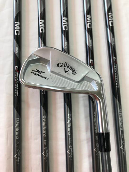 Callaway X FORGED STAR 2021 Iron Set 6pc (5-PW) Fujikura MC 80 Flex S (Pre-owned)