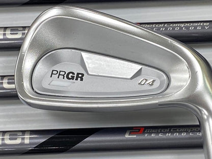 PRGR 04 Iron Set 7pc (5-AW) MCI for PRGR (04 IRON) Flex SR (Pre-owned)
